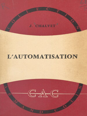 cover image of L'automatisation
